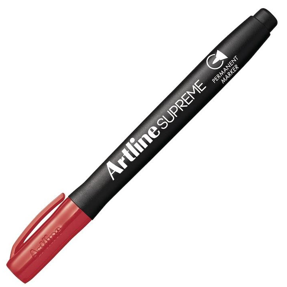 Artline Supreme Permanent Marker Red-1