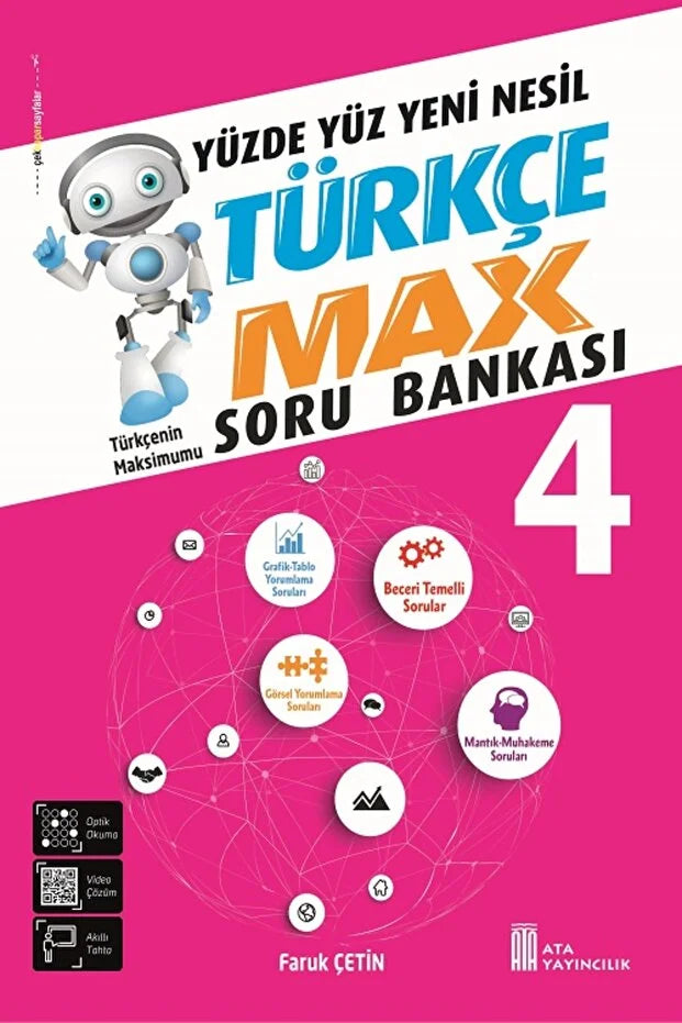 Ata Yayıncılık 4. Sınıf Türkçe Max Soru Bankası-1