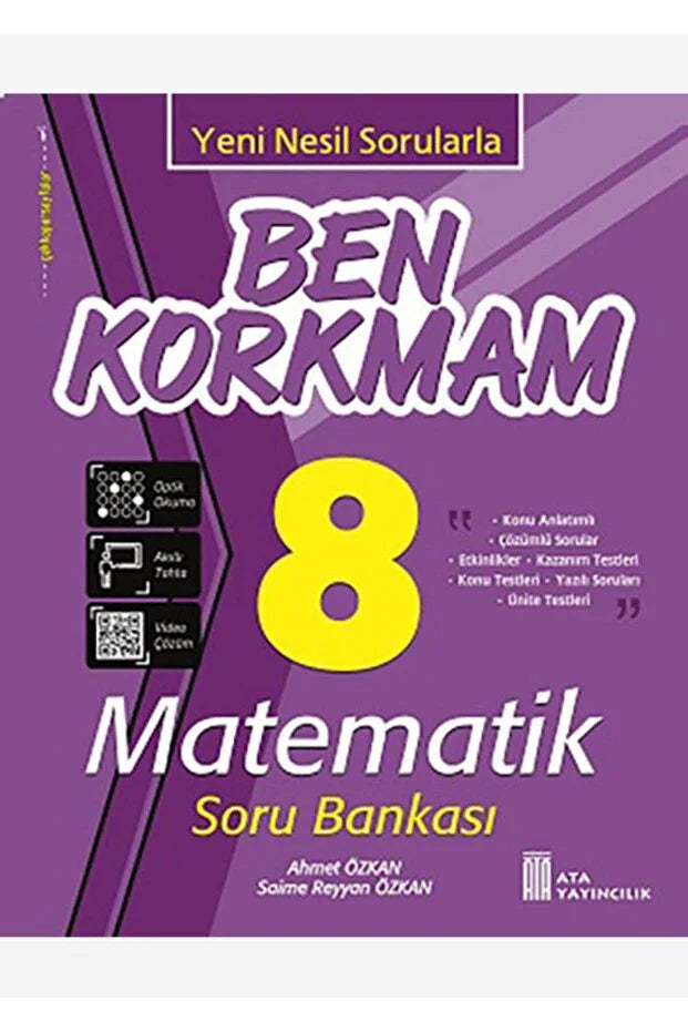 Ata Yayıncılık 8. Sınıf Matematik Ben Korkmam Soru Bankası-1