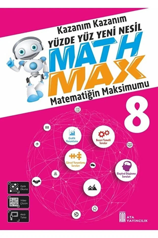 Ata Yayınları 8. Sınıf Matematik Math Max Soru Bankası-1
