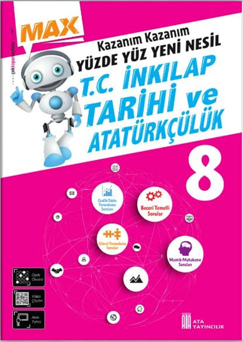 Ata Yayınları 8.Sınıf Max İnkılap Tarihi Ve Atatürkçülük Soru Bankası