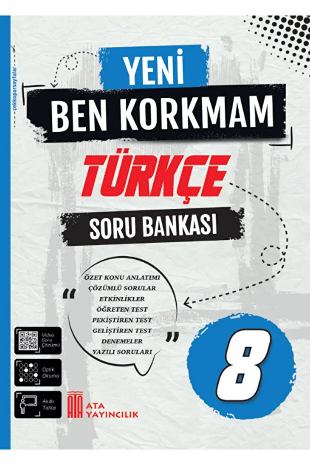 Ata Yayınları 8. Sınıf Yeni Ben Korkmam Türkçe Soru Bankası-1