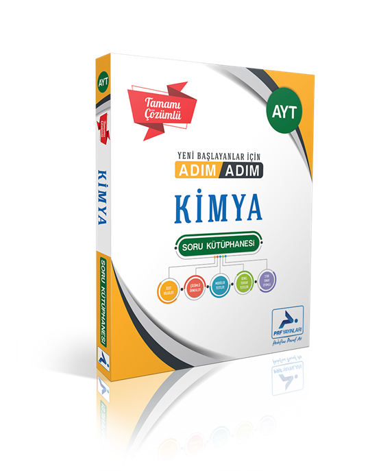 AYT Kimya Adım Adım Tamamı Çözümlü Soru Kütüphanesi Prf Paraf Yayınları-1