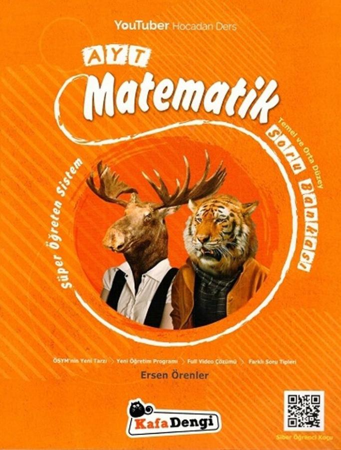 AYT Matematik Soru Bankası Yeni Temel ve Orta Düzey Kafadengi Yayınları-1