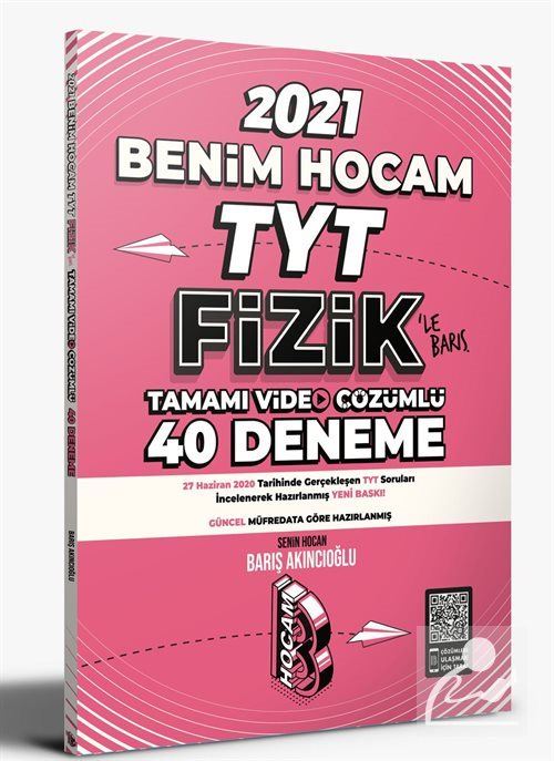 Benim Hocam 2021 Tyt Fizik Tamamı Video Çözümlü 40 Deneme Sınavı