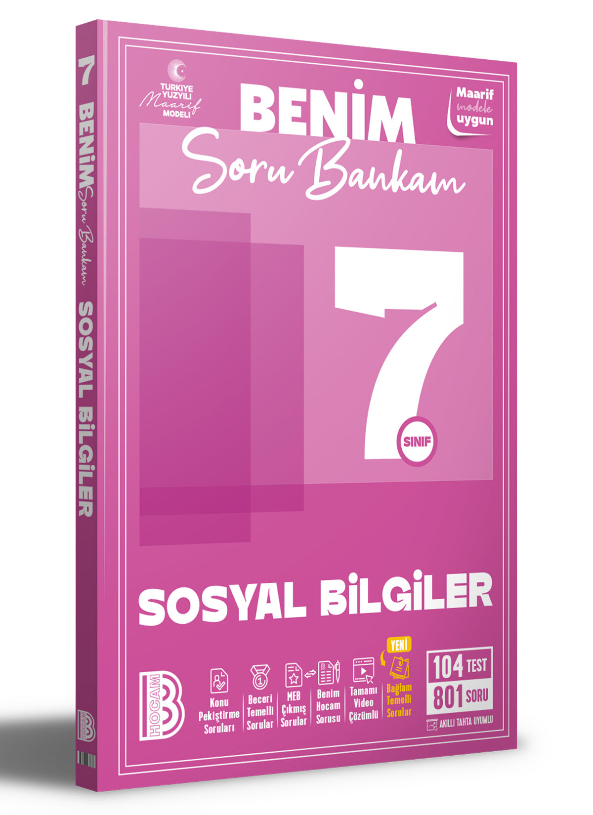 Benim Hocam Yayınları 7. Sınıf Sosyal Bilgiler Soru Bankam