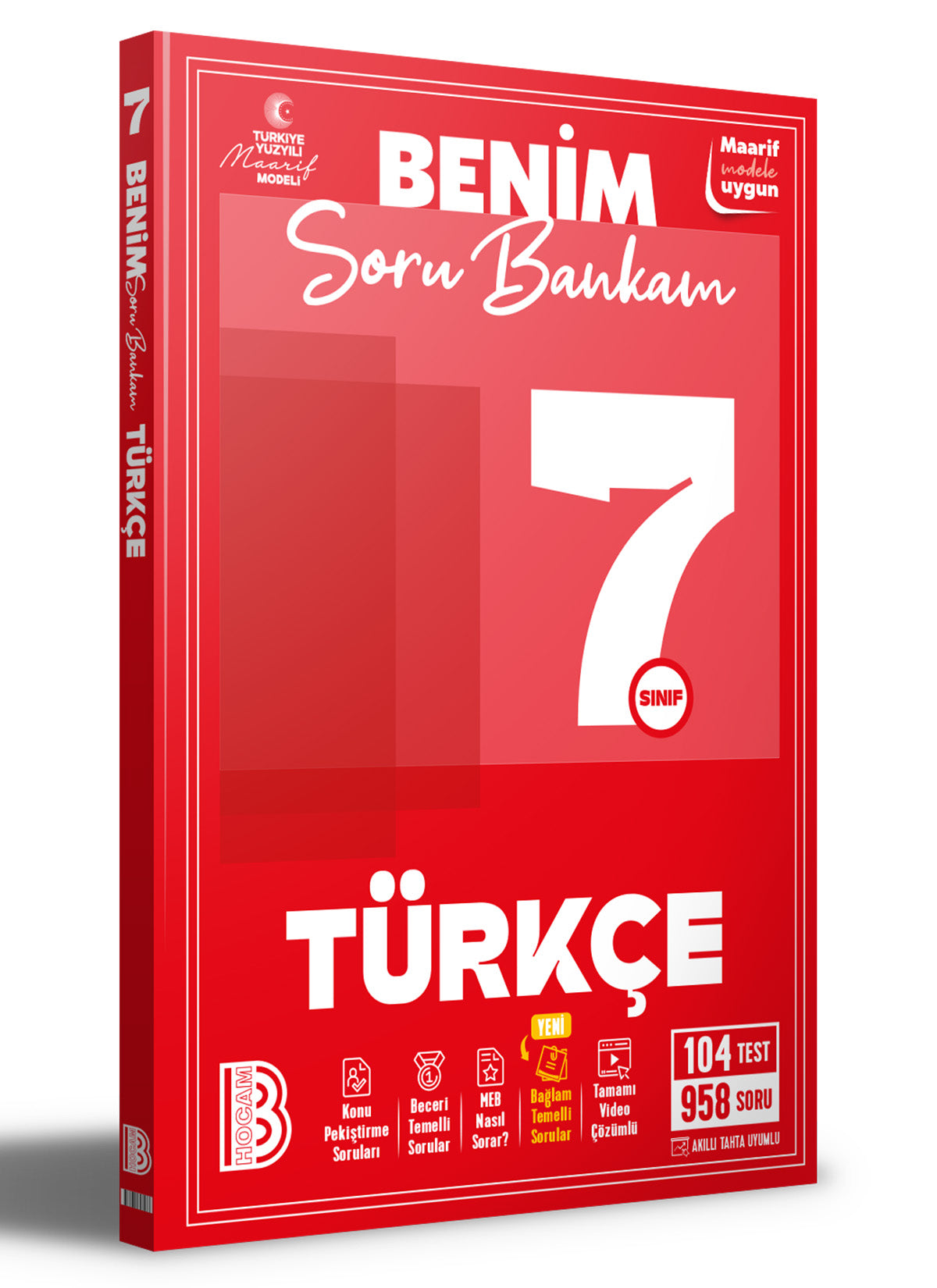 Benim Hocam Yayınları 7. Sınıf Türkçe Soru Bankam-1
