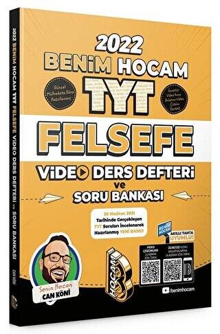 Benim Hocam Yayınları TYT Felsefe Video Ders Defteri-1