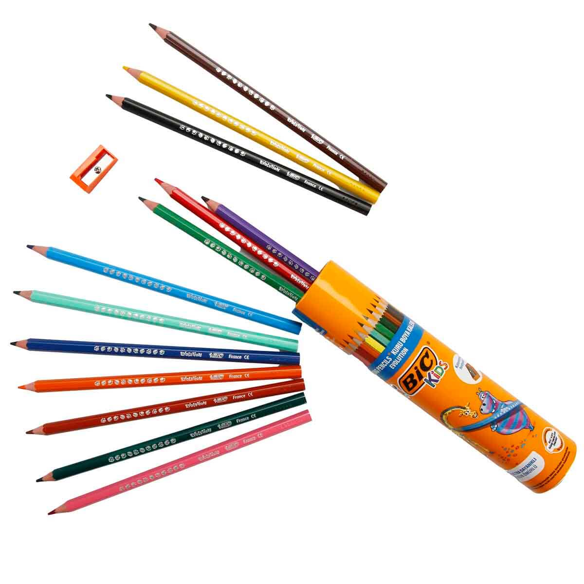 Bic Kuru Boya Evolution Metal Tüp 12+1 958191-1