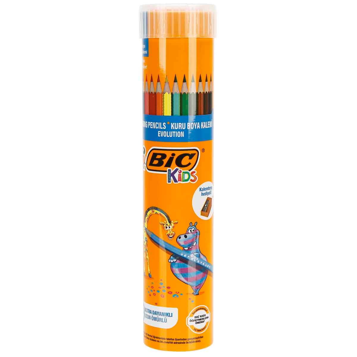Bic Kuru Boya Evolution Metal Tüp 12+1 958191-2