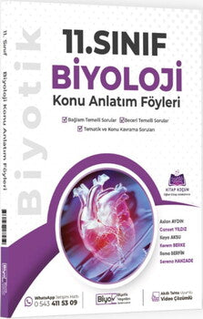 Biyotik Yayınları 11. Sınıf Biyoloji Konu Anlatım Föyleri-1