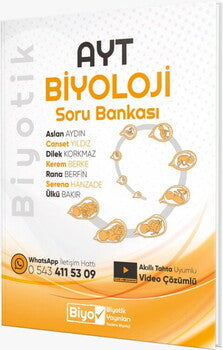 Biyotik Yayınları AYT Biyoloji Soru Bankası-1