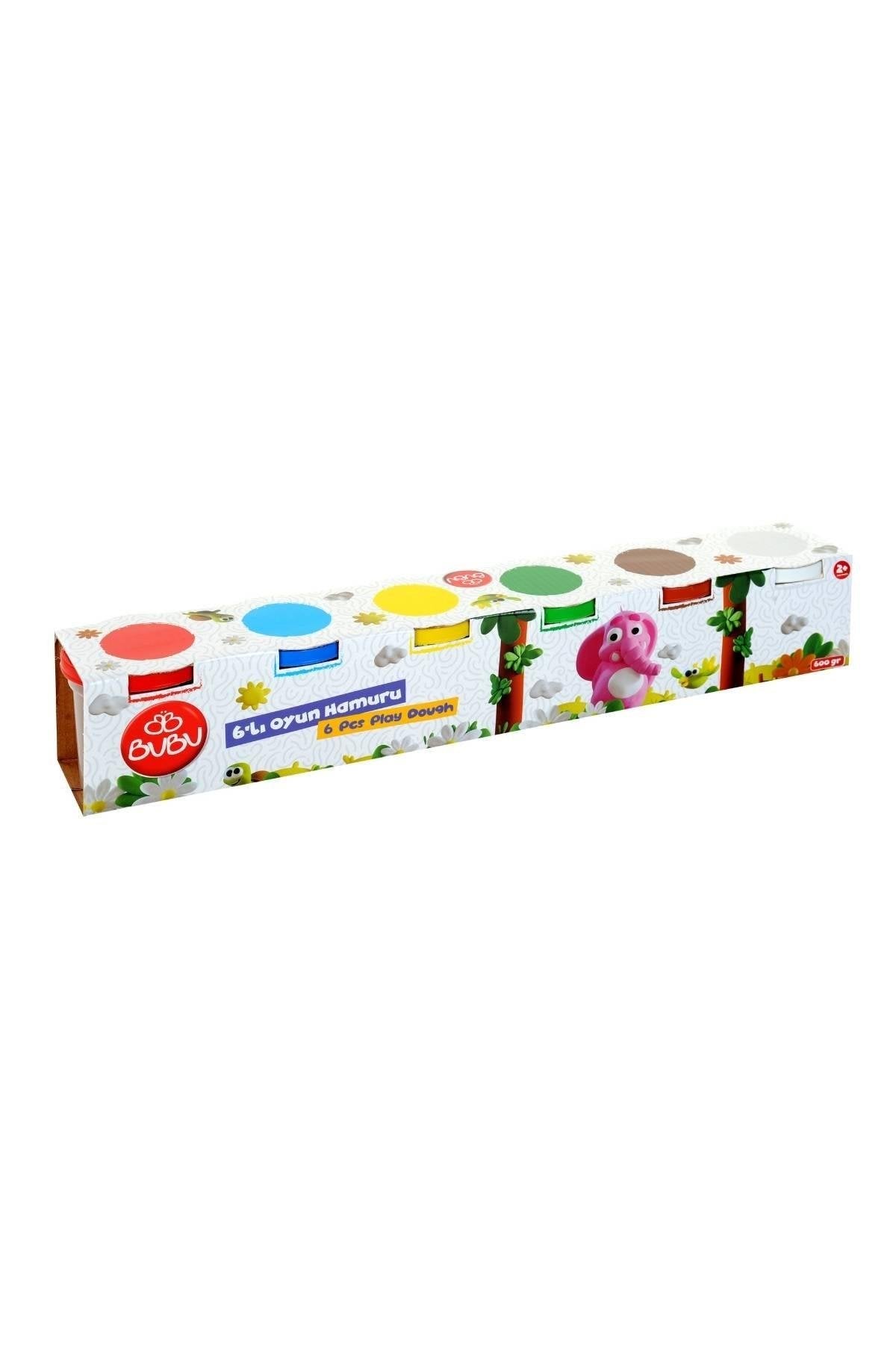 Bu-Bu Oyun Hamuru Büyük 6 Lı (6x100gr.) BUBU-OH0007-2
