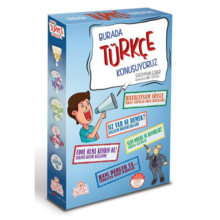 Burada Türkçe Konuşuyoruz (5 Kitap) Nesil Çocuk Yayınları-1