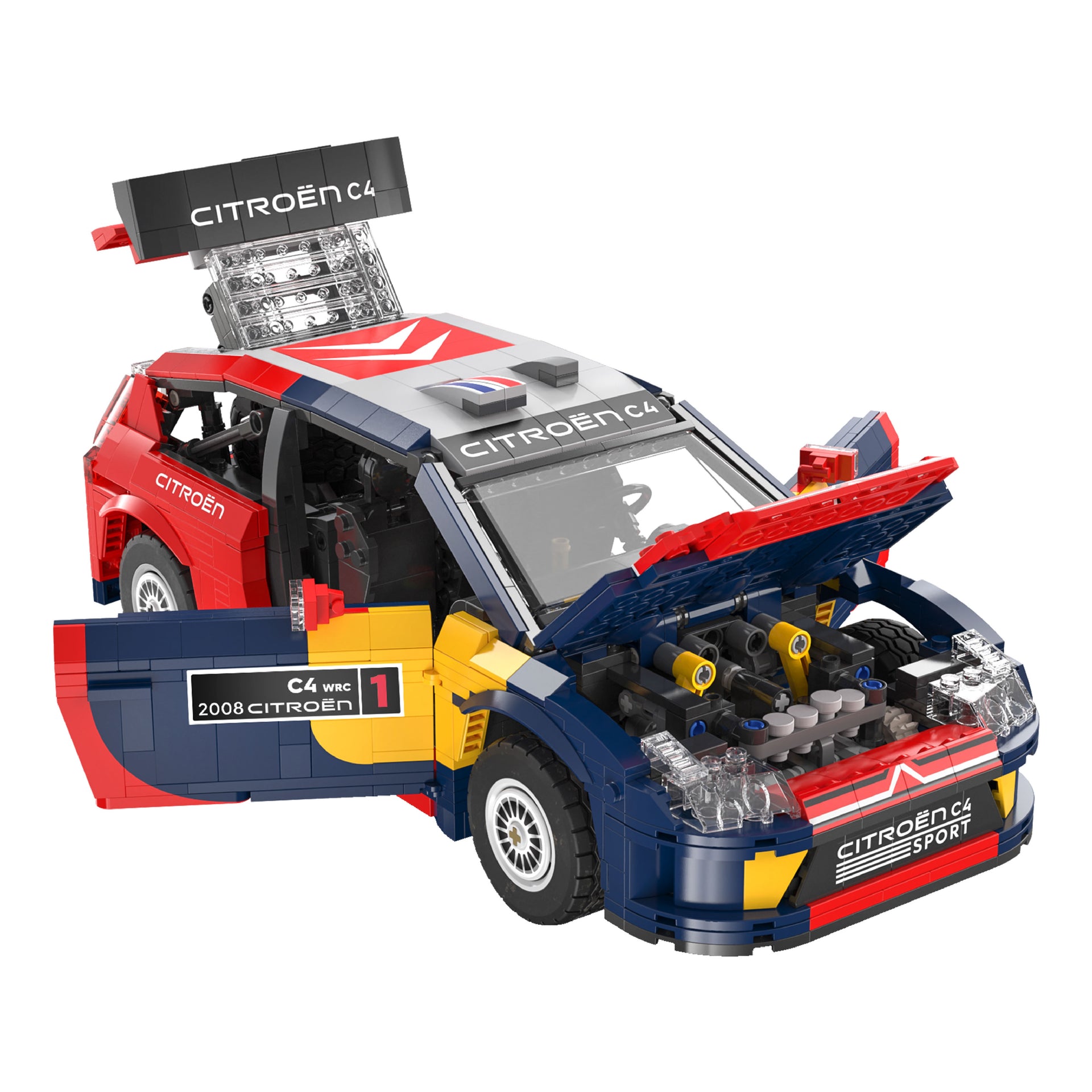 Cada Citroen C4 WRC 2008 Model Block Oyuncak C62005W