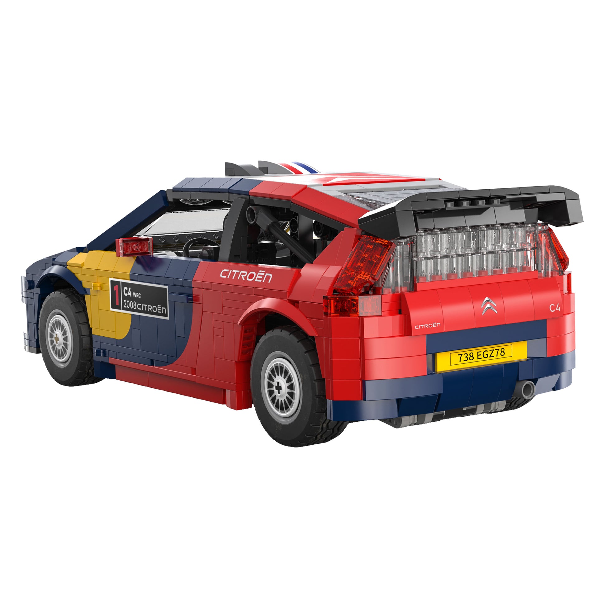 Cada Citroen C4 WRC 2008 Model Block Oyuncak C62005W-3