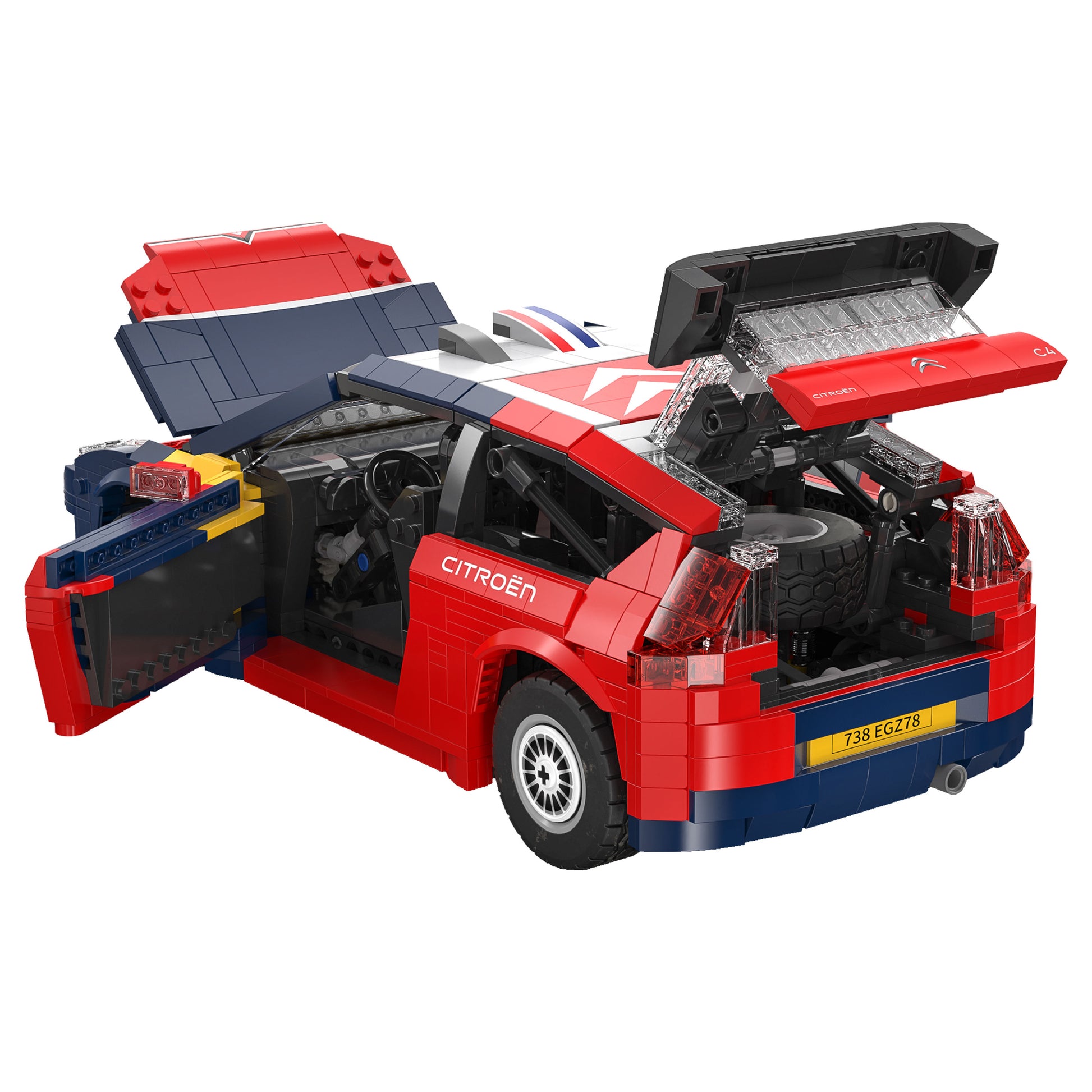 Cada Citroen C4 WRC 2008 Model Block Oyuncak C62005W-4