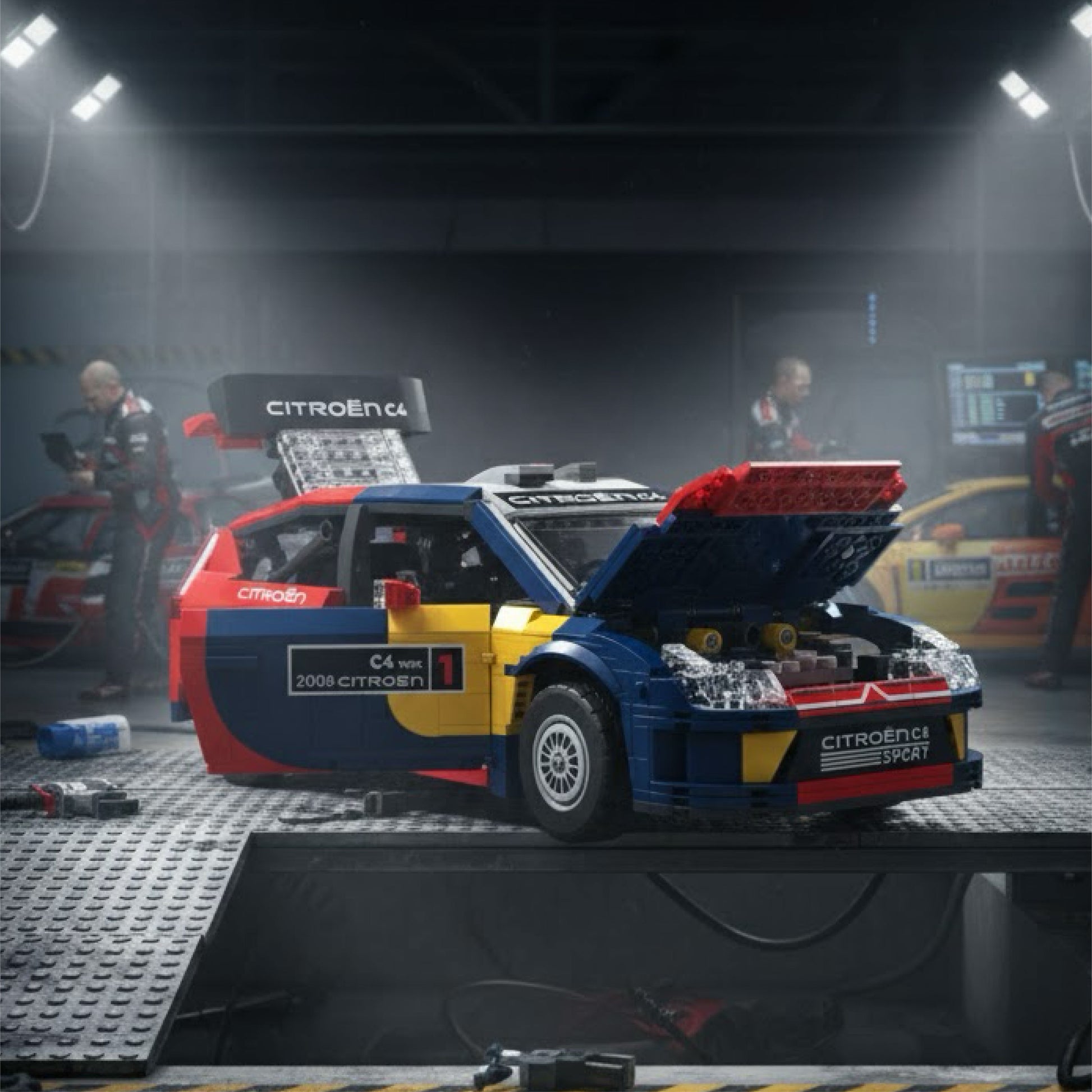 Cada Citroen C4 WRC 2008 Model Block Oyuncak C62005W-5