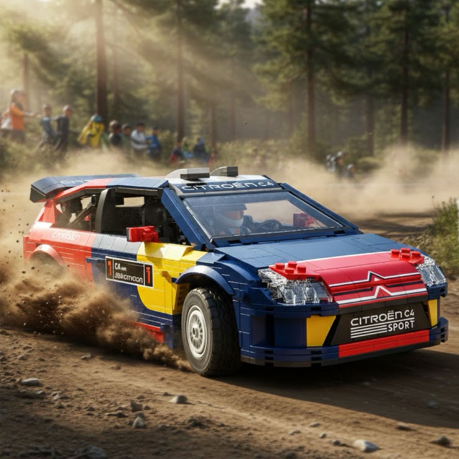 Cada Citroen C4 WRC 2008 Model Block Oyuncak C62005W-6