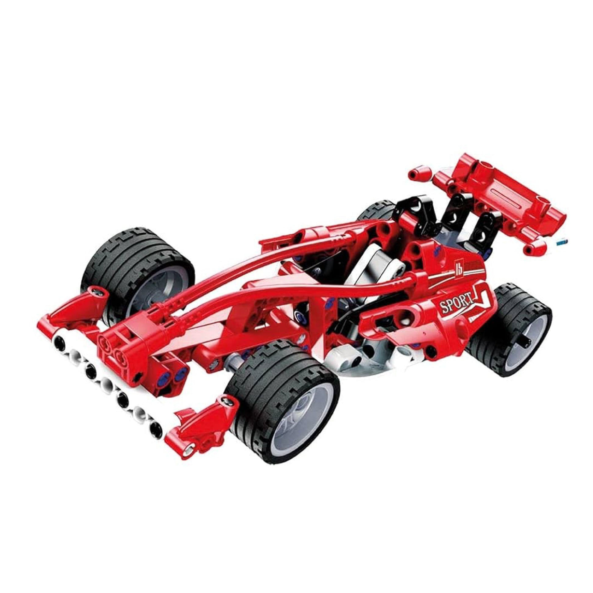 Cada Formula Yarış Arabası Çek Bırak 144 Parça Block Oyuncak-1