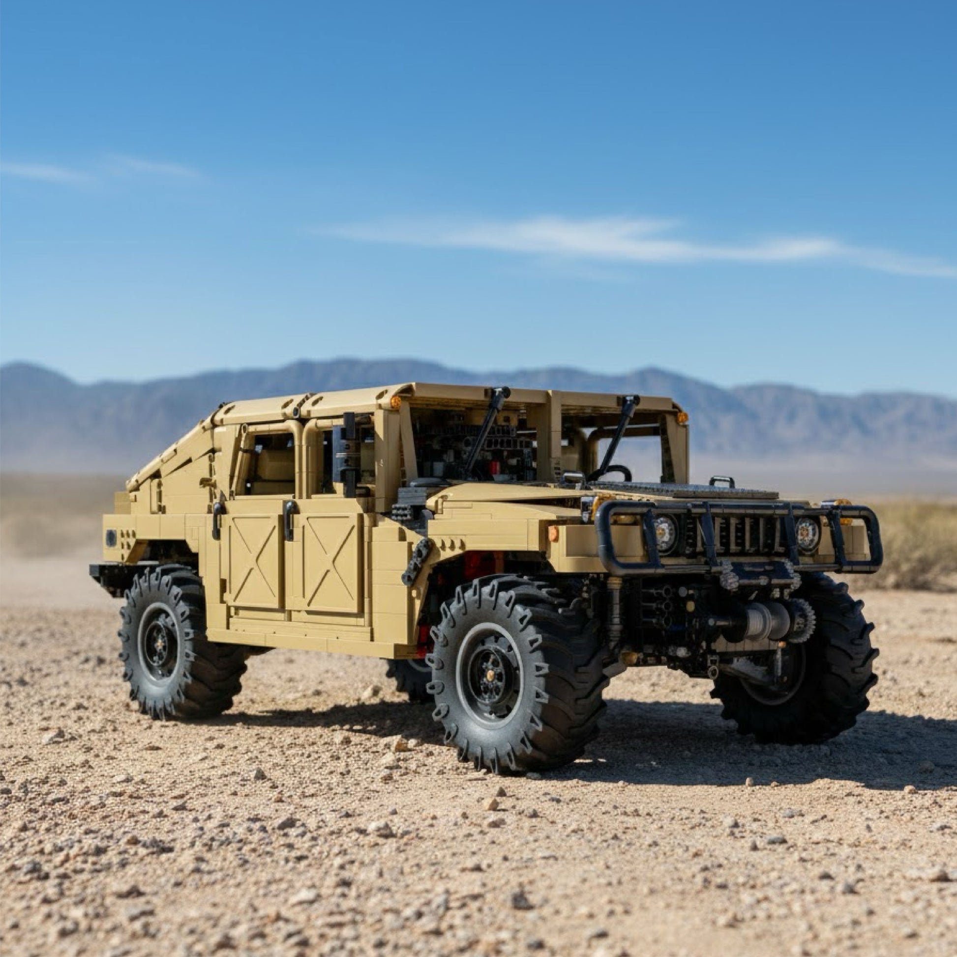 Cada Humvee Araç 3935 Parça Block Oyuncak C61036W-5