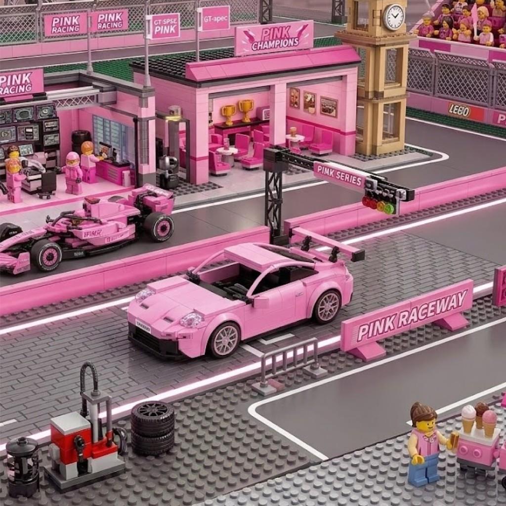 Cada Pembe Efsane Spor Araba Rs 280 Parça Block-1