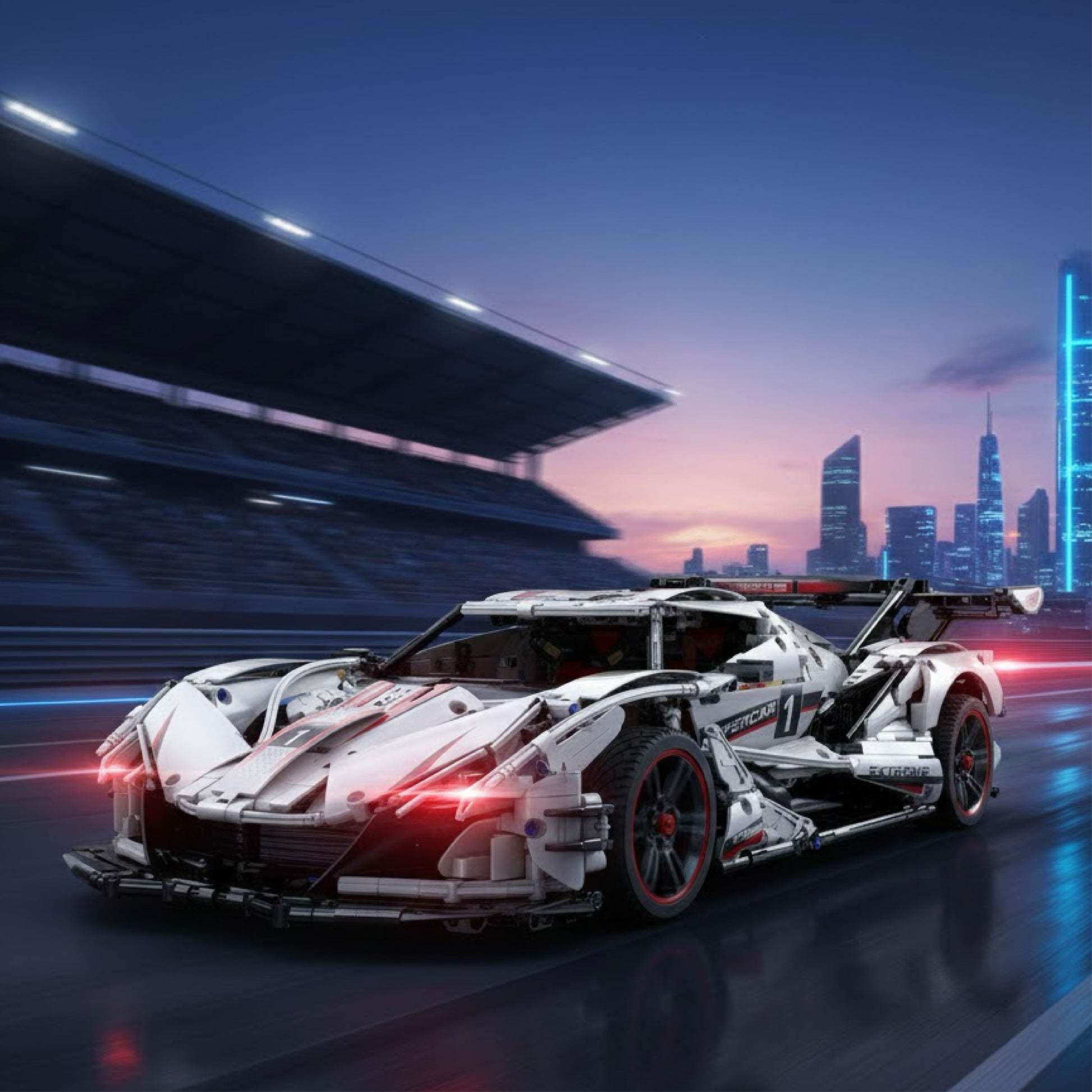 CadaV12 Hypercar 4449 Parça  Block Oyuncak C61053W-4