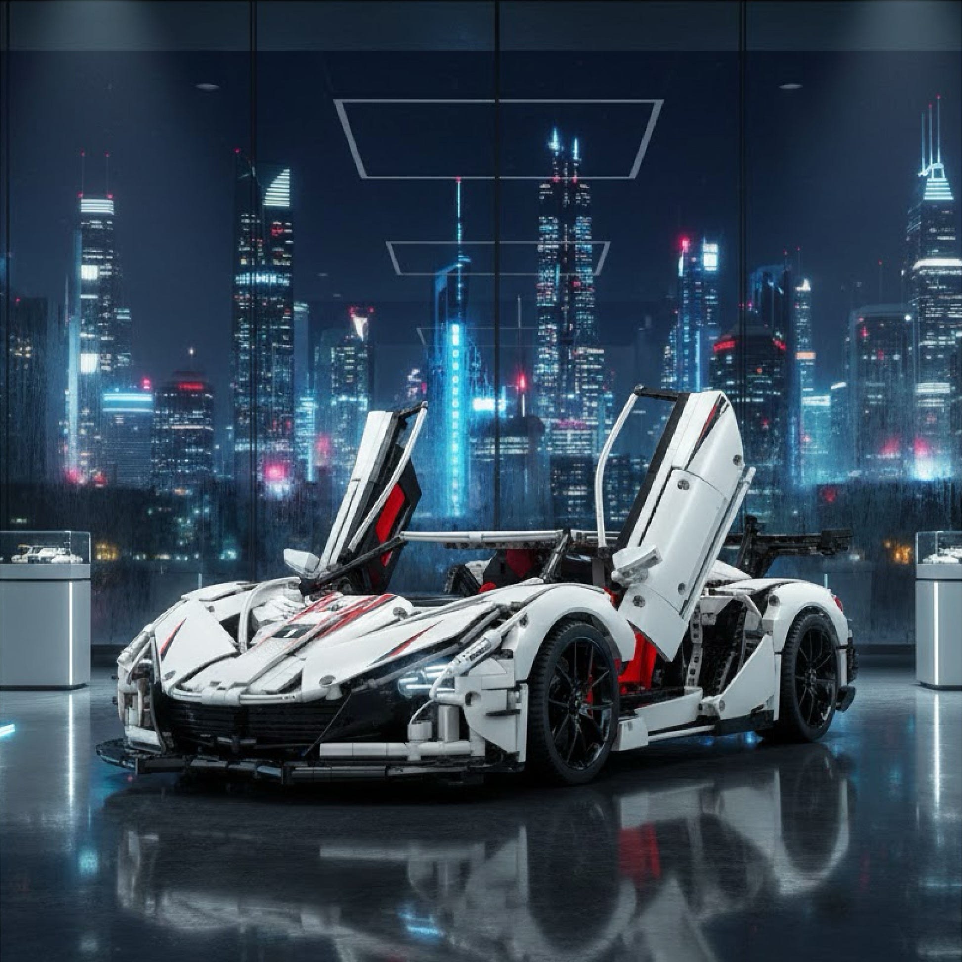 CadaV12 Hypercar 4449 Parça  Block Oyuncak C61053W-5
