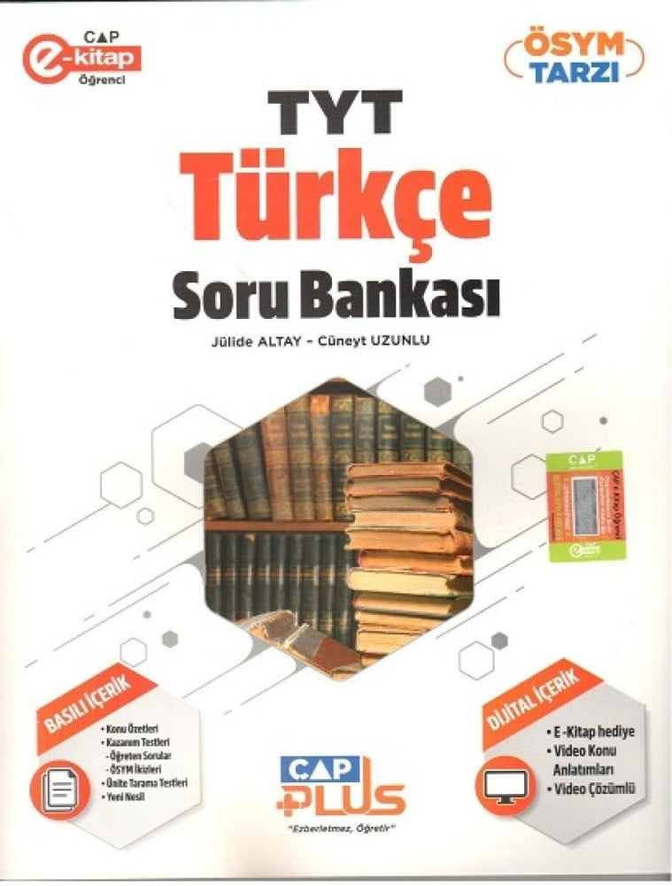 Çap Yayınları TYT Türkçe Plus Soru Bankası-2