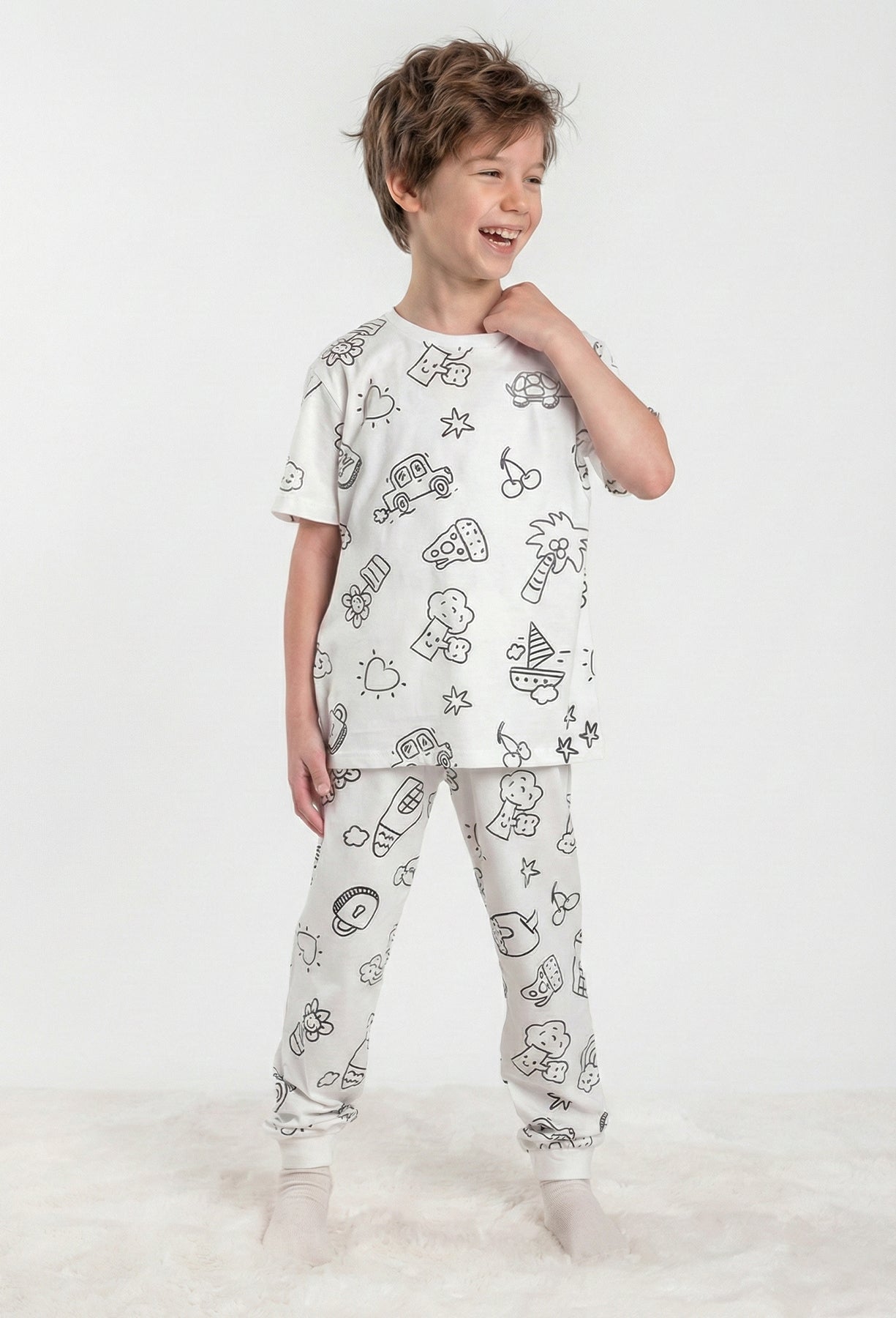 Carioca Boyanabilir Pijama-Keçeli Kalem 6-7 Yaş Ln-80013-4
