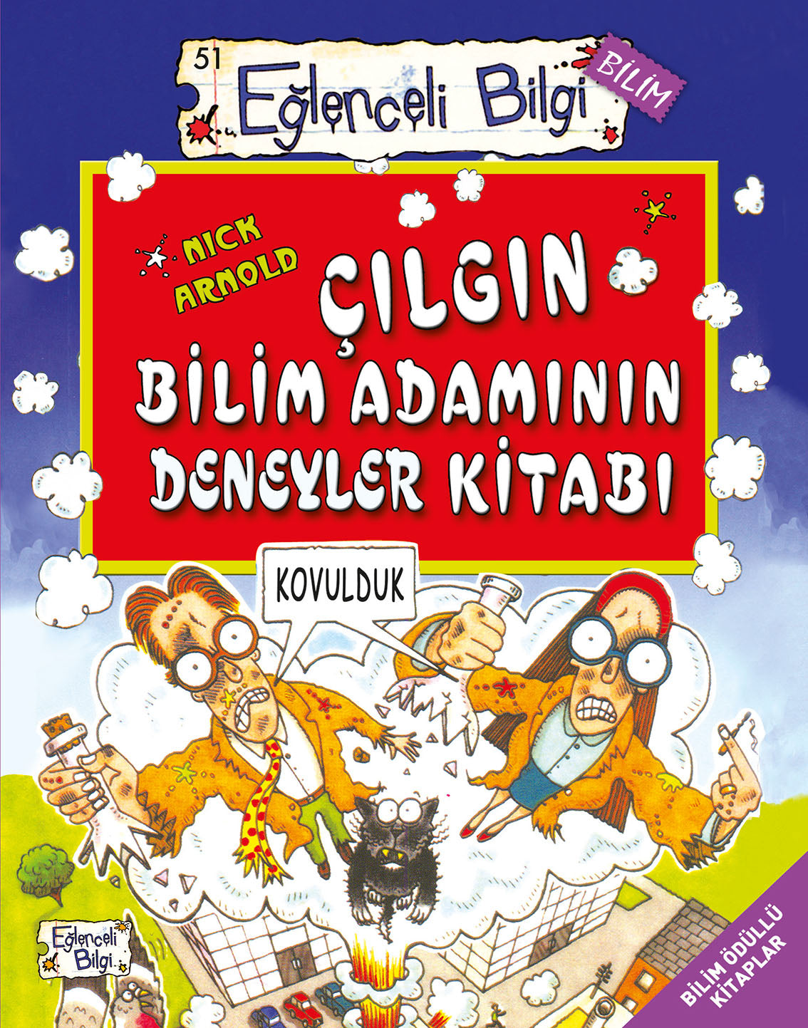 Çılgın Bilim Adamının Deneyler Kitabı Nick Arnold Eğlenceli Bilgi Yayınları-1