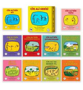 Cin Ali Kitap Seti 10 Kitap Takım Rasim Kaygusuz Cin Ali Yayınları-1