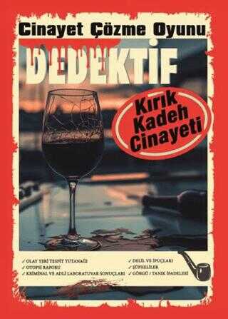 Cinayet Çözme Oyunu Dedektif - Kırık Kadeh Cinayeti-1