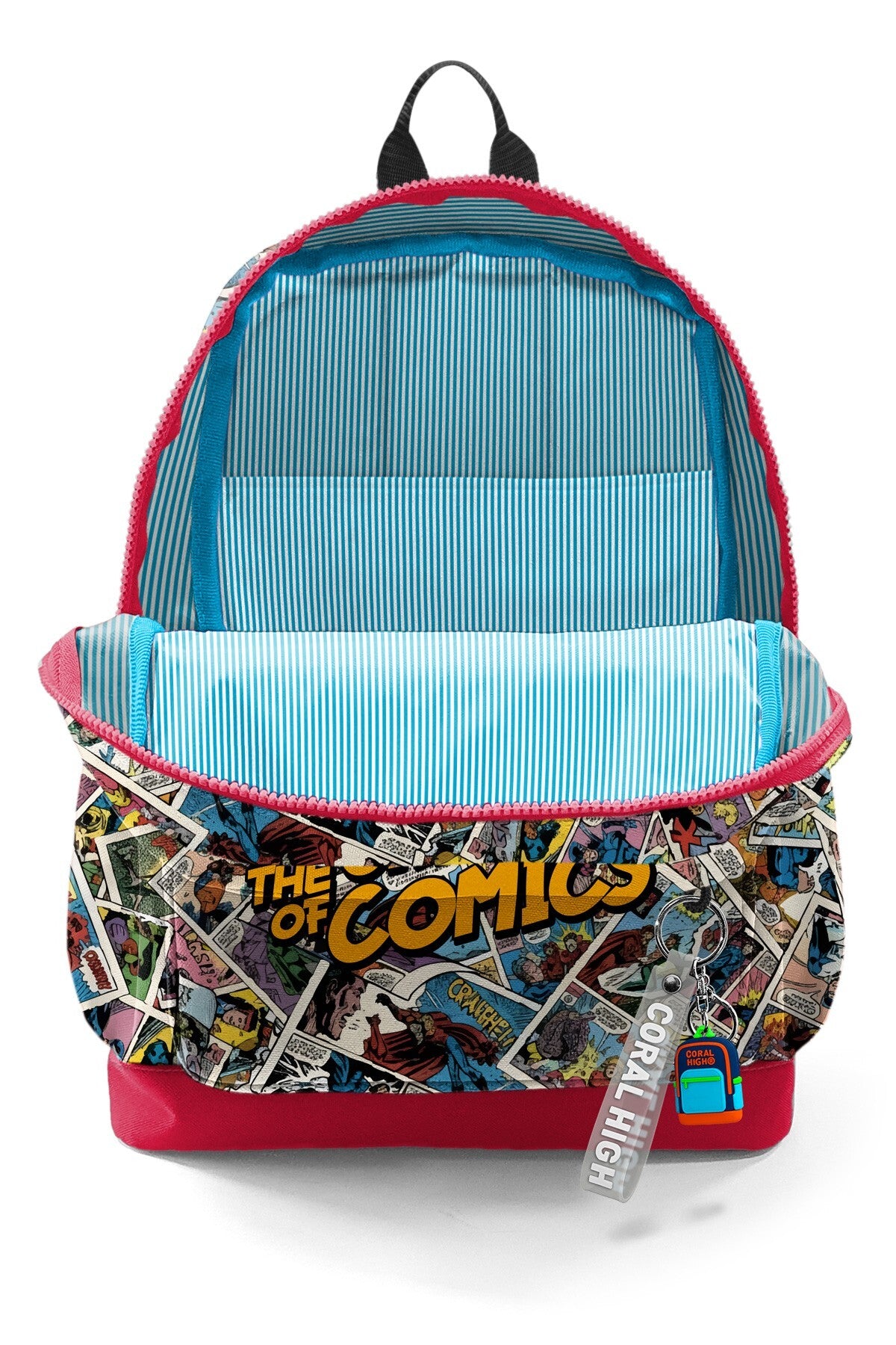 Coral High Kids Çizgi Roman Desenli Desenli Okul Sırt Çantası 33215