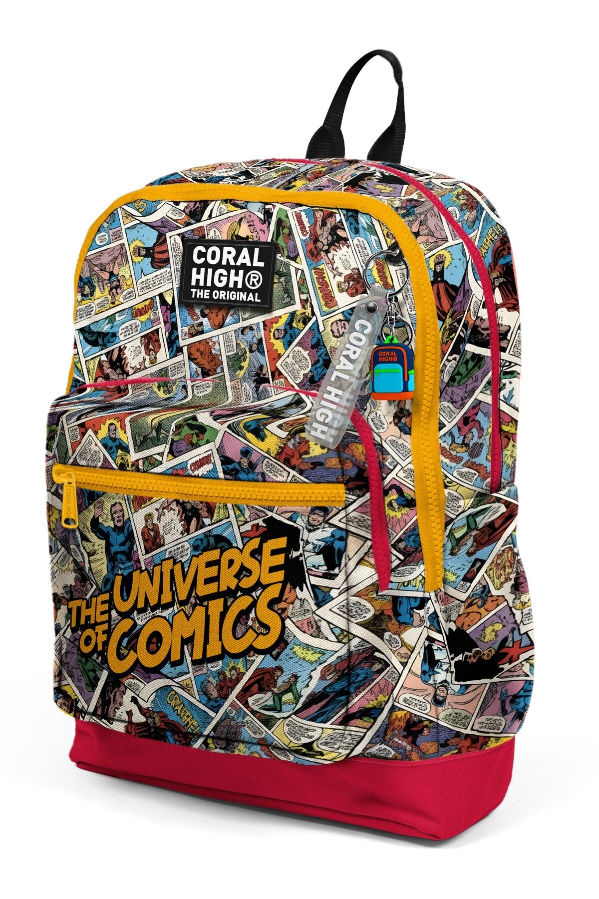 Coral High Kids Çizgi Roman Desenli Desenli Okul Sırt Çantası 33215-6