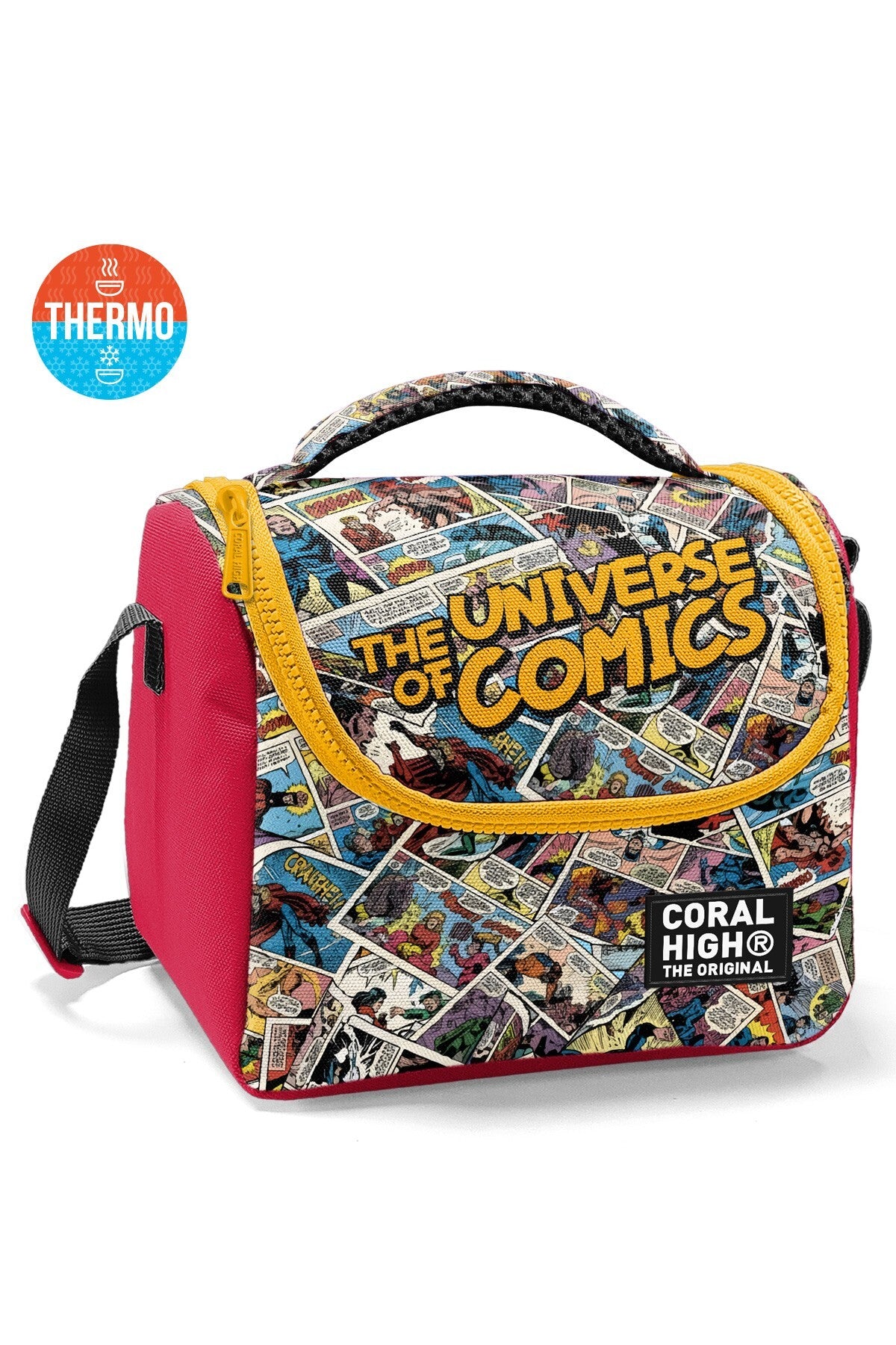 Coral High Kids Çizgi Roman Desenli Thermo Beslenme Çantası 37115