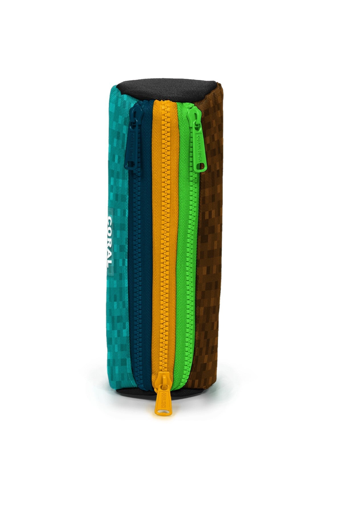 Coral High Kids Craft Desenli Üç Bölmeli Kalem Çantası 31016-2