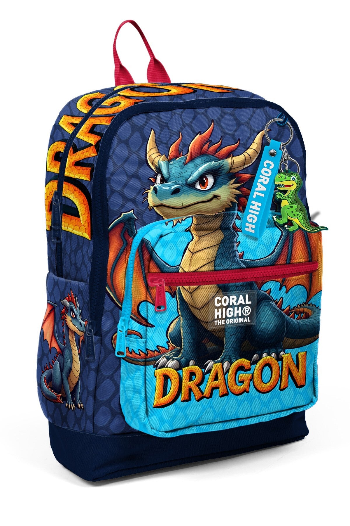 Coral High Kids Dragon Desenli Okul Sırt Çantası 33213-1