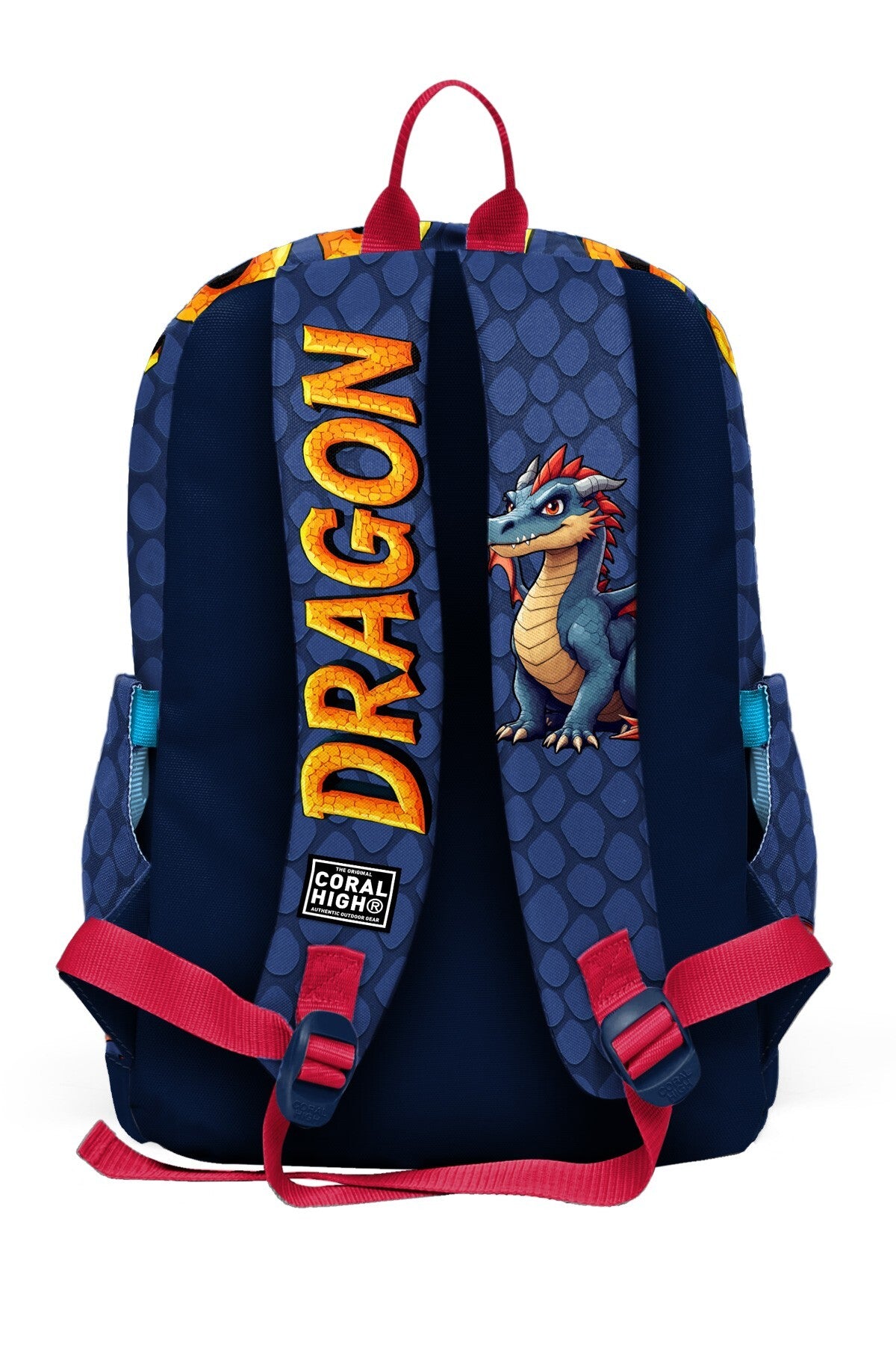 Coral High Kids Dragon Desenli Okul Sırt Çantası 33213-3