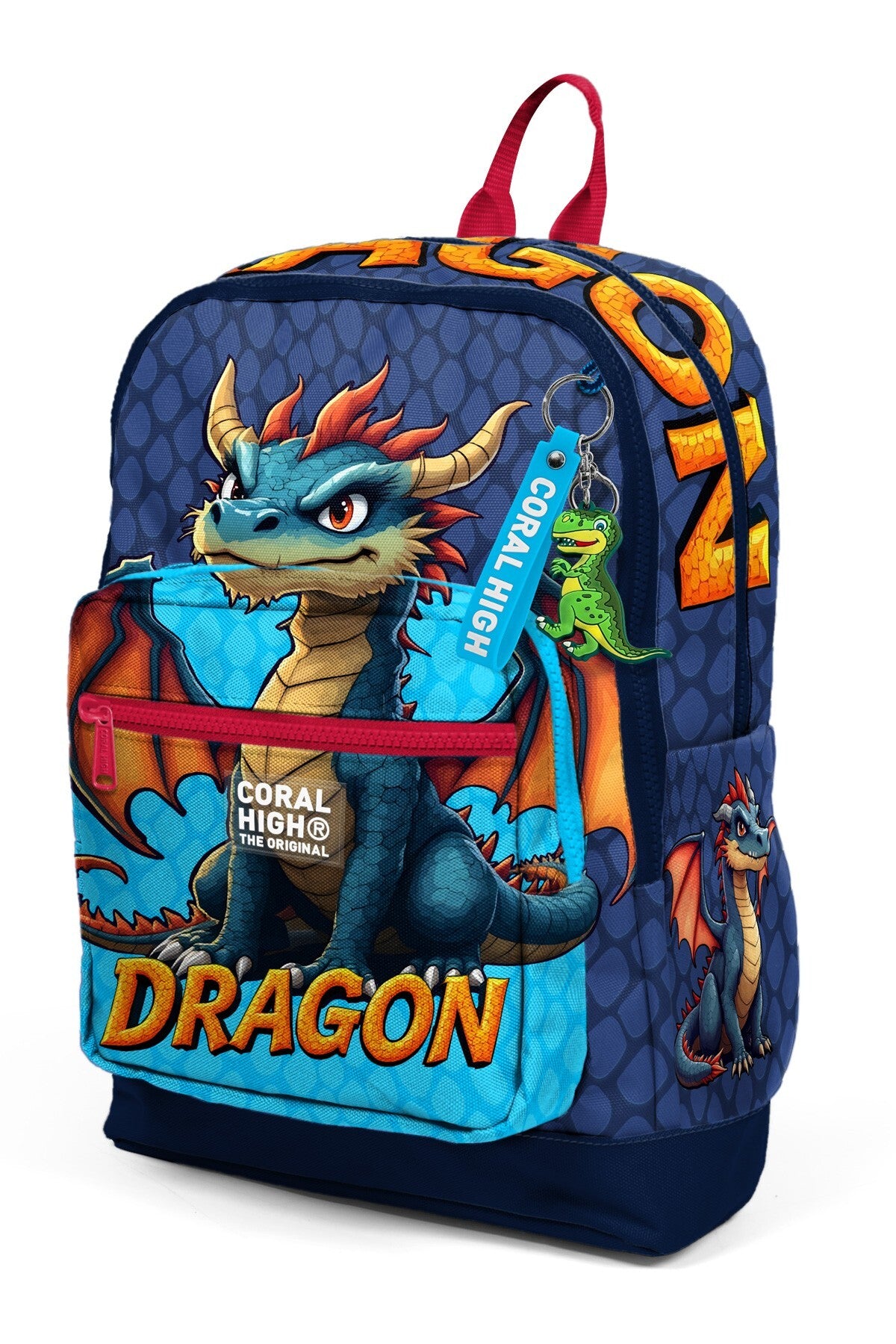 Coral High Kids Dragon Desenli Okul Sırt Çantası 33213-5