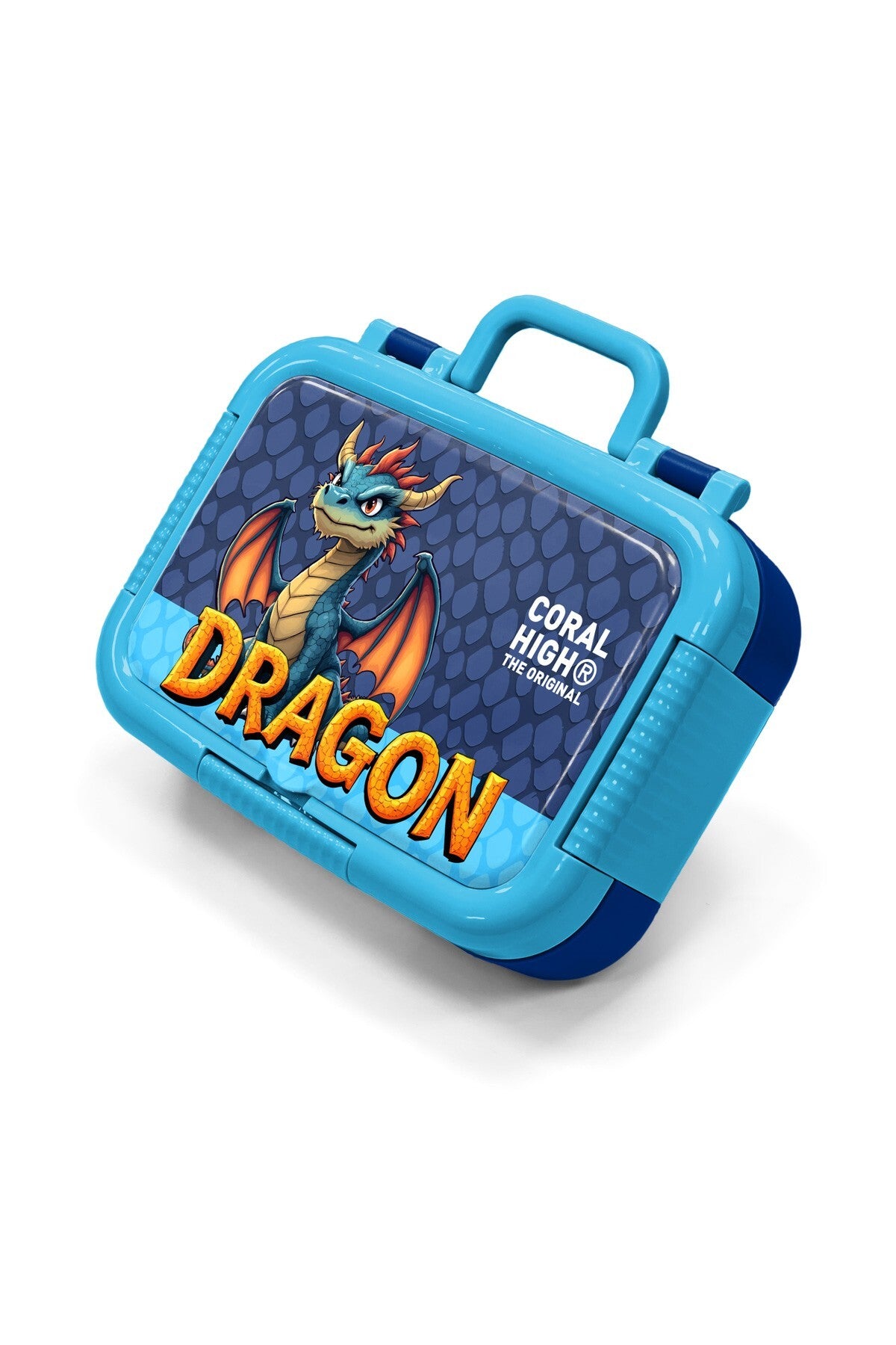 Coral High Kids Dragon Desenli Paslanmaz Çelik Beslenme Kabı 39113-1