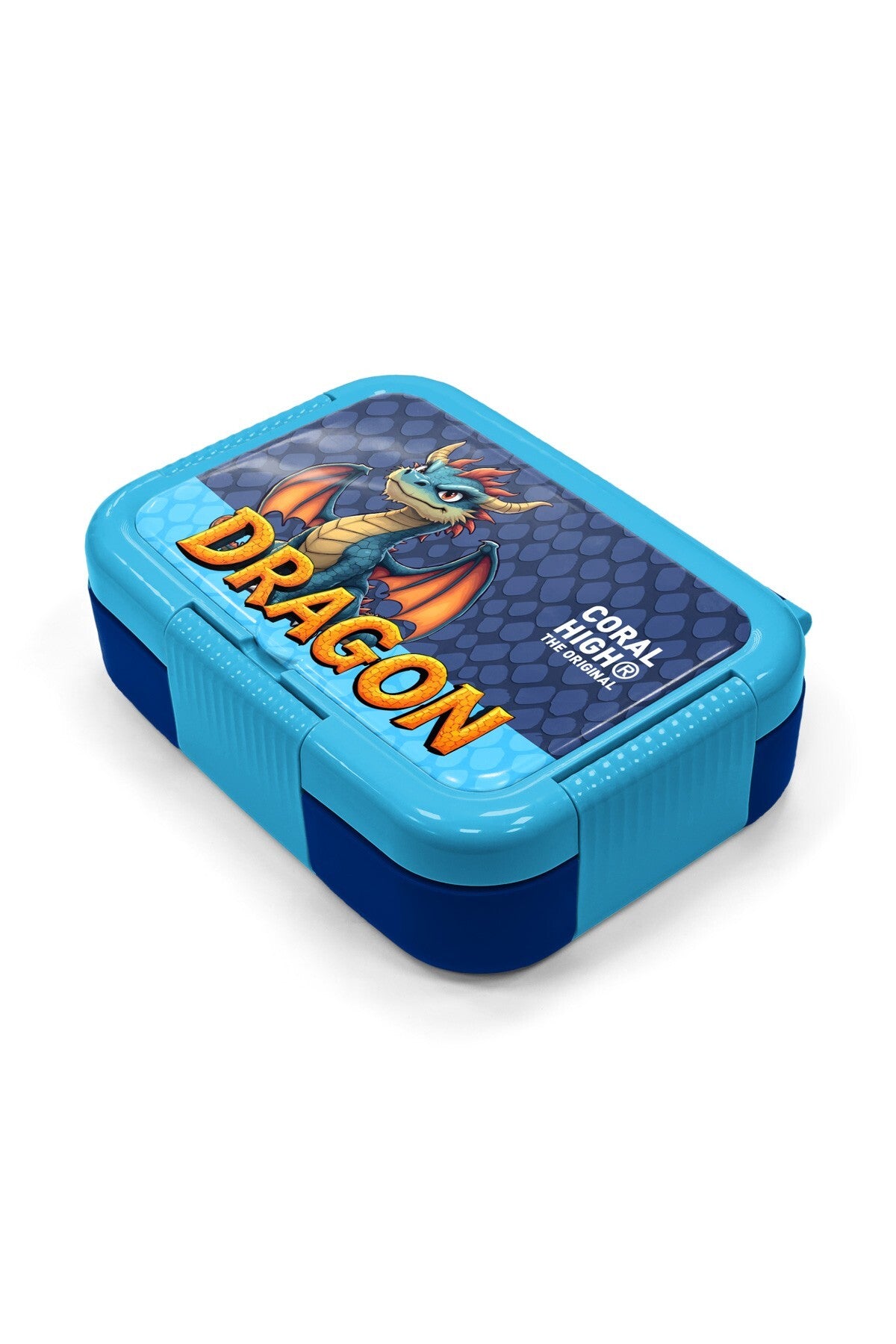 Coral High Kids Dragon Desenli Paslanmaz Çelik Beslenme Kabı 39113-2