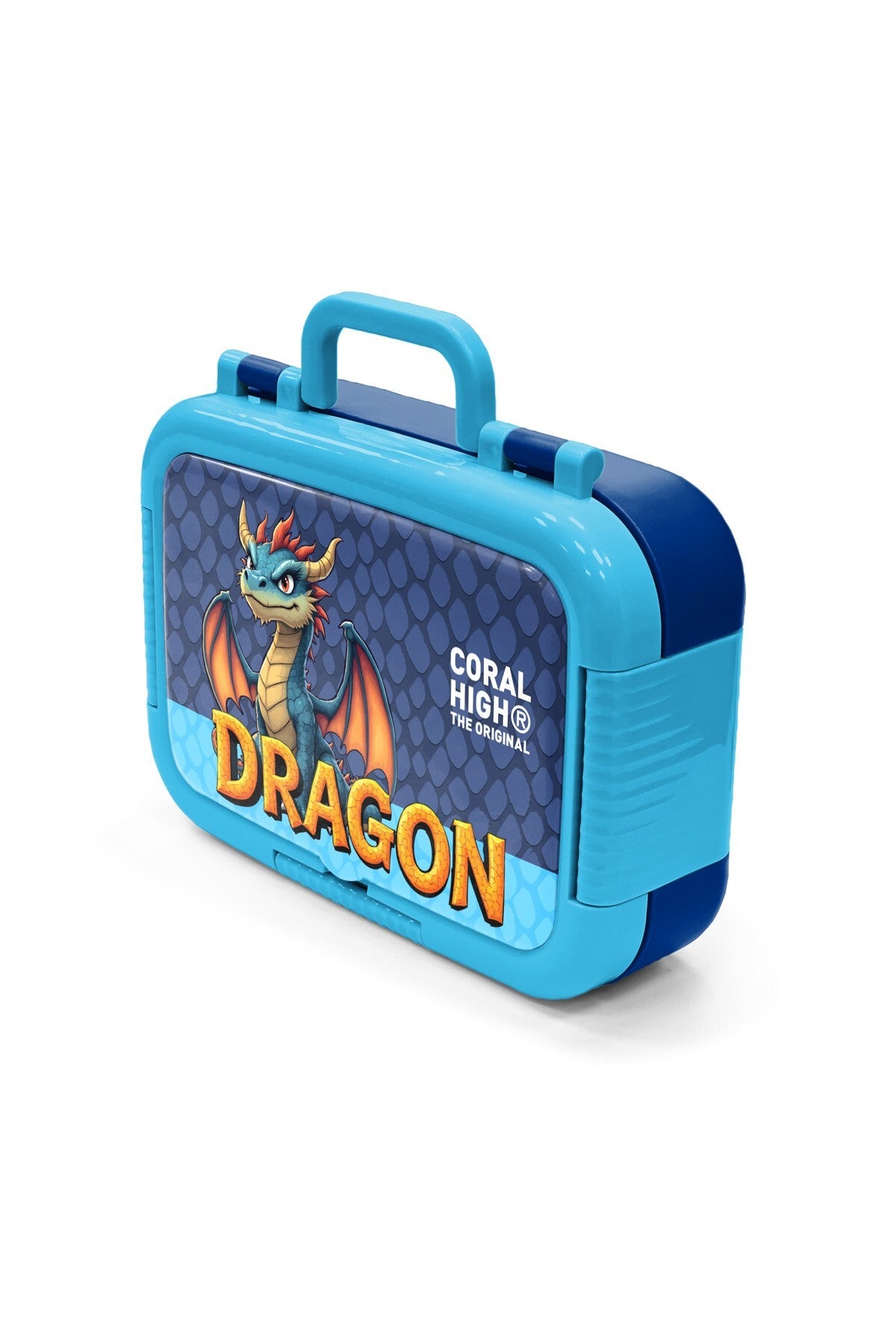 Coral High Kids Dragon Desenli Paslanmaz Çelik Beslenme Kabı 39113-4