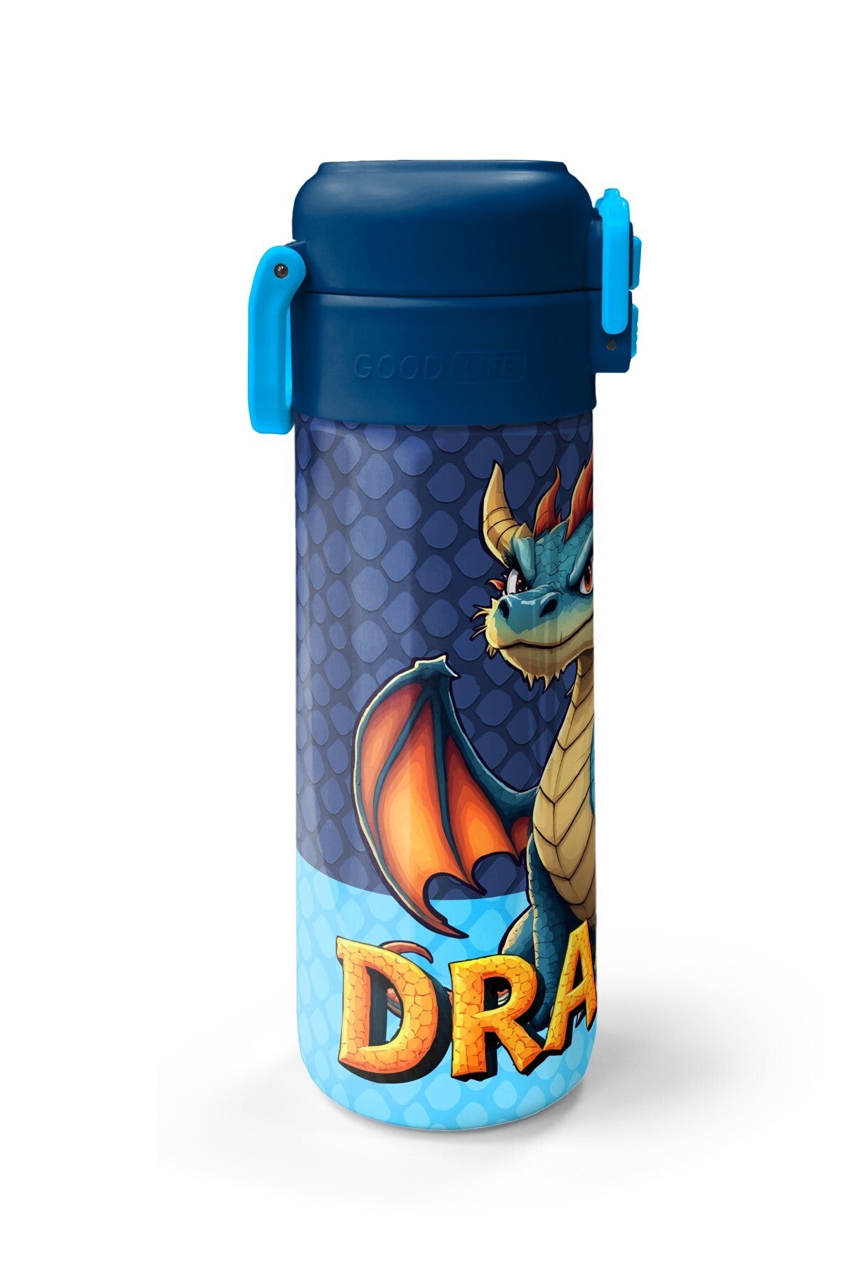 Coral High Kids Dragon Desenli Pipetli ve Direkt İçim Çelik Termos 500 ml 38113-5