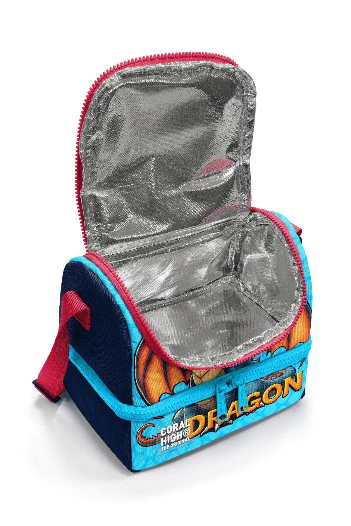 Coral High Kids Dragon Desenli Thermo İki Katlı Beslenme Çantası 37206-3