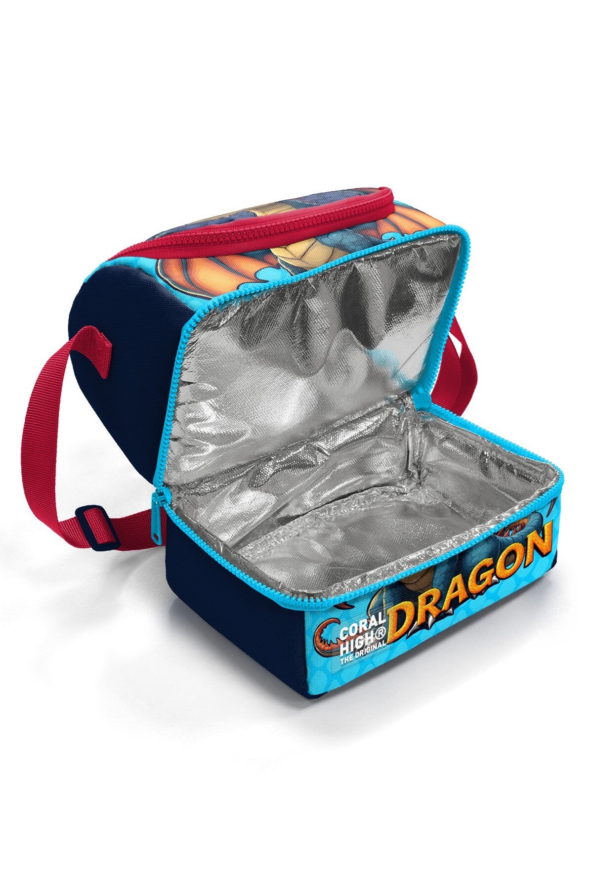 Coral High Kids Dragon Desenli Thermo İki Katlı Beslenme Çantası 37206-4
