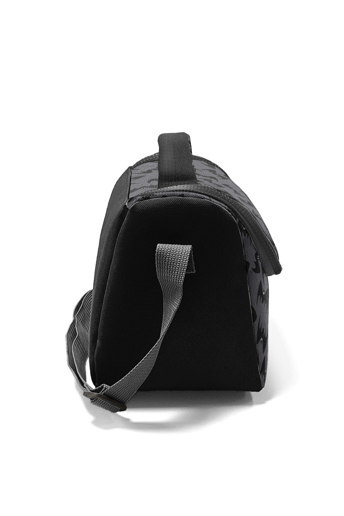 Coral High Kids Gri Siyah Yarasa Desenli Thermo Beslenme Çantası 37144-3
