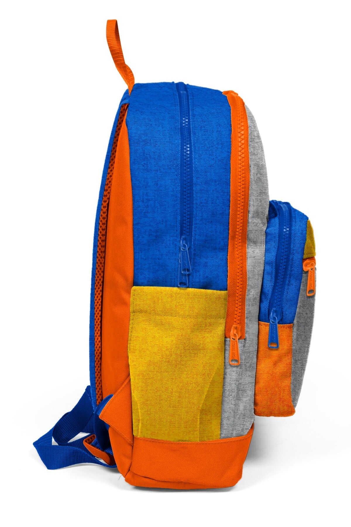 Coral High Kids Gri Turuncu Renkli Okul Sırt Çantası 33221-5