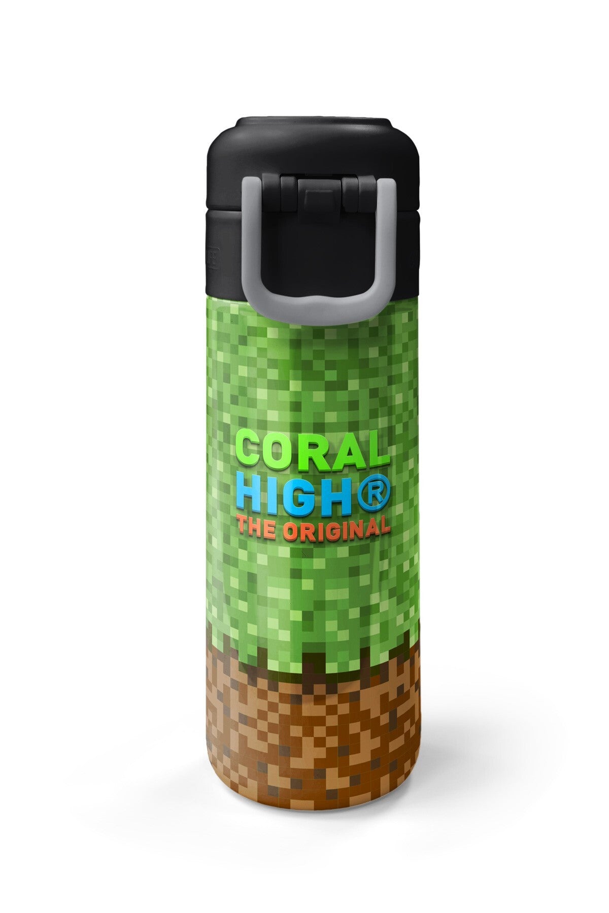Coral High Kids High Craft Desenli Pipetli ve Direkt İçim Çelik Termos 500 Ml 31992-7