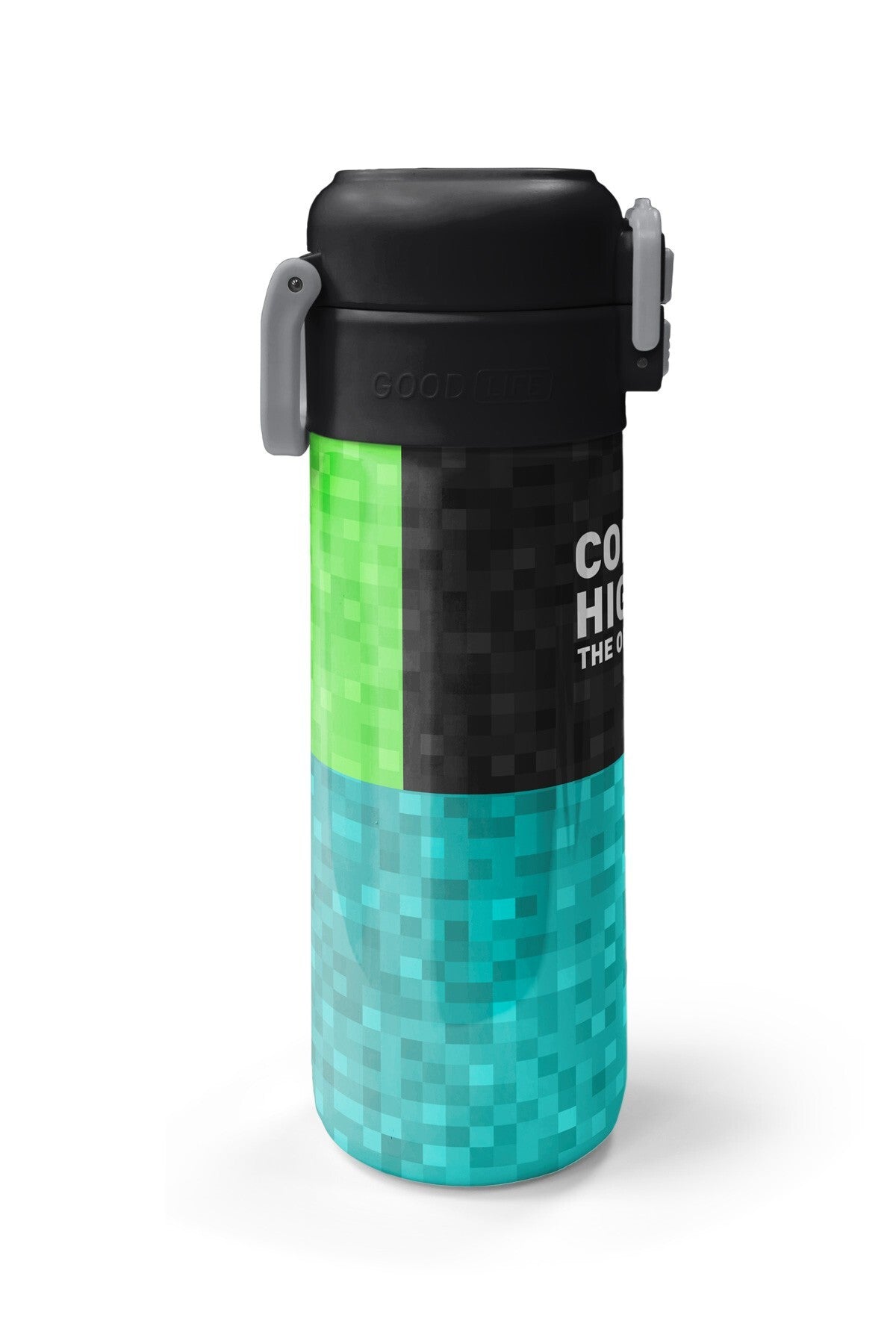 Coral High Kids High Craft Desenli Pipetli ve Direkt İçim Çelik Termos 500 ml 38116-5